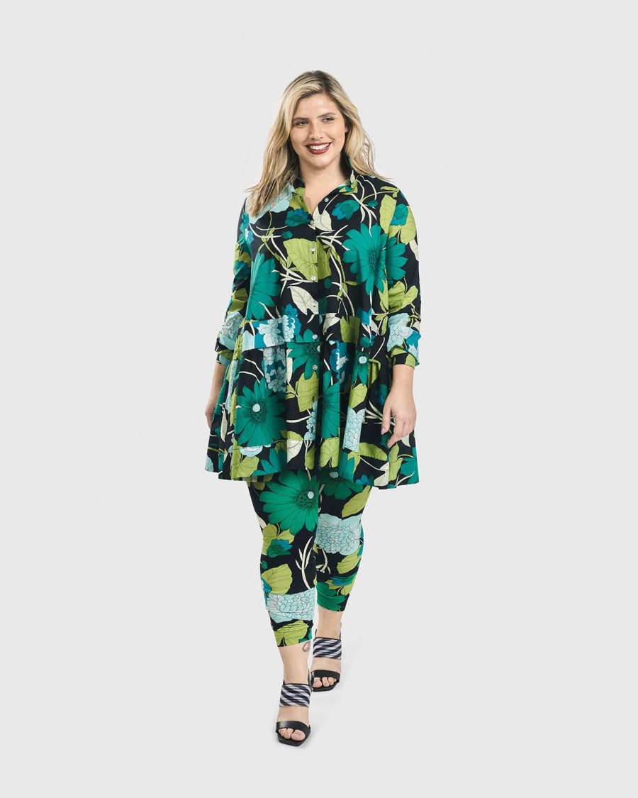 ALEMBIKA Getaway Tunic Blouse, Floral