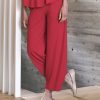 ALEMBIKA Essential Flow Pants, Red Rose