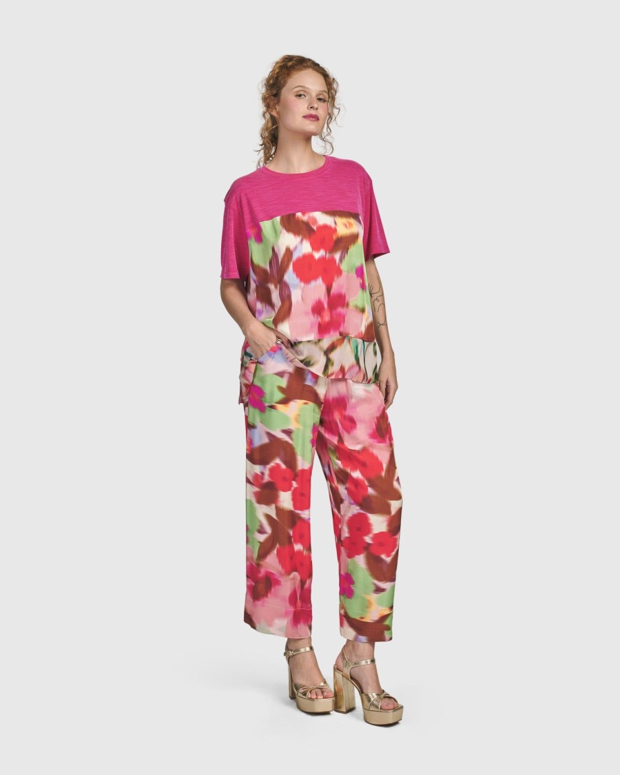 ALEMBIKA Cherry Blossom Pants, Blush