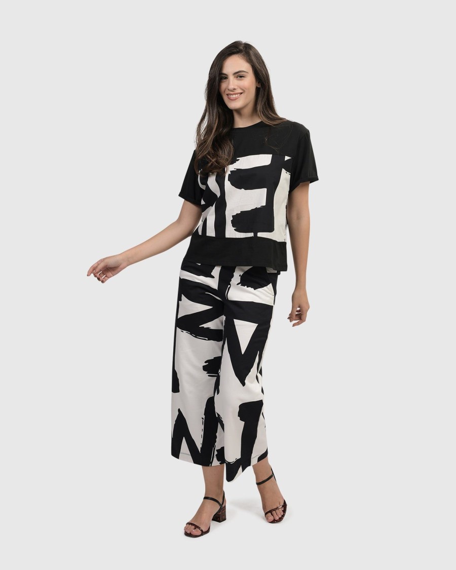 ALEMBIKA Urban Eden Wide-Leg Pants, Marker