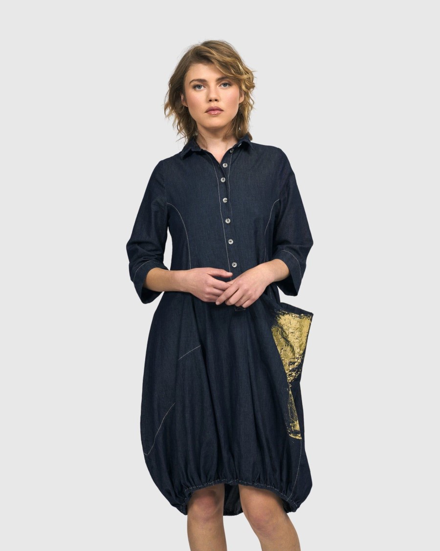 ALEMBIKA Winona Wonderful Dress, Denim