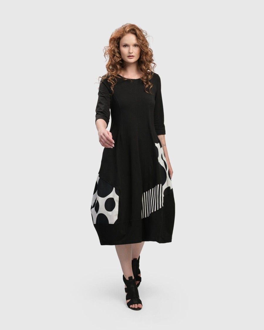 ALEMBIKA Urban Broadway Cocoon Dress, Mono