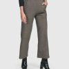 ALEMBIKA Essential Cropped Pants, Fog