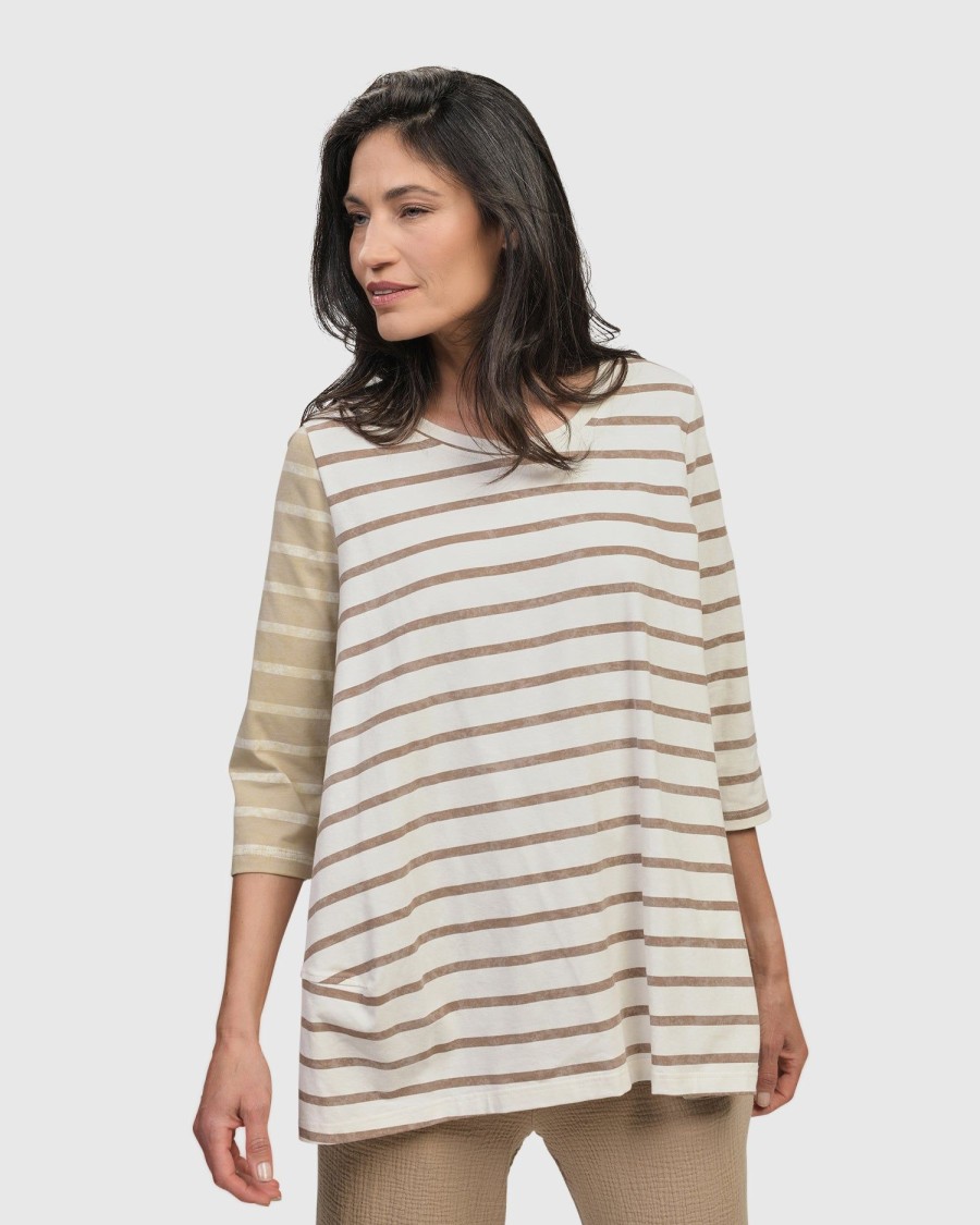 ALEMBIKA Oasis Bell Top, Cream