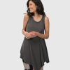 ALEMBIKA Essential Joy Sleeveless Tunic Top, Grey