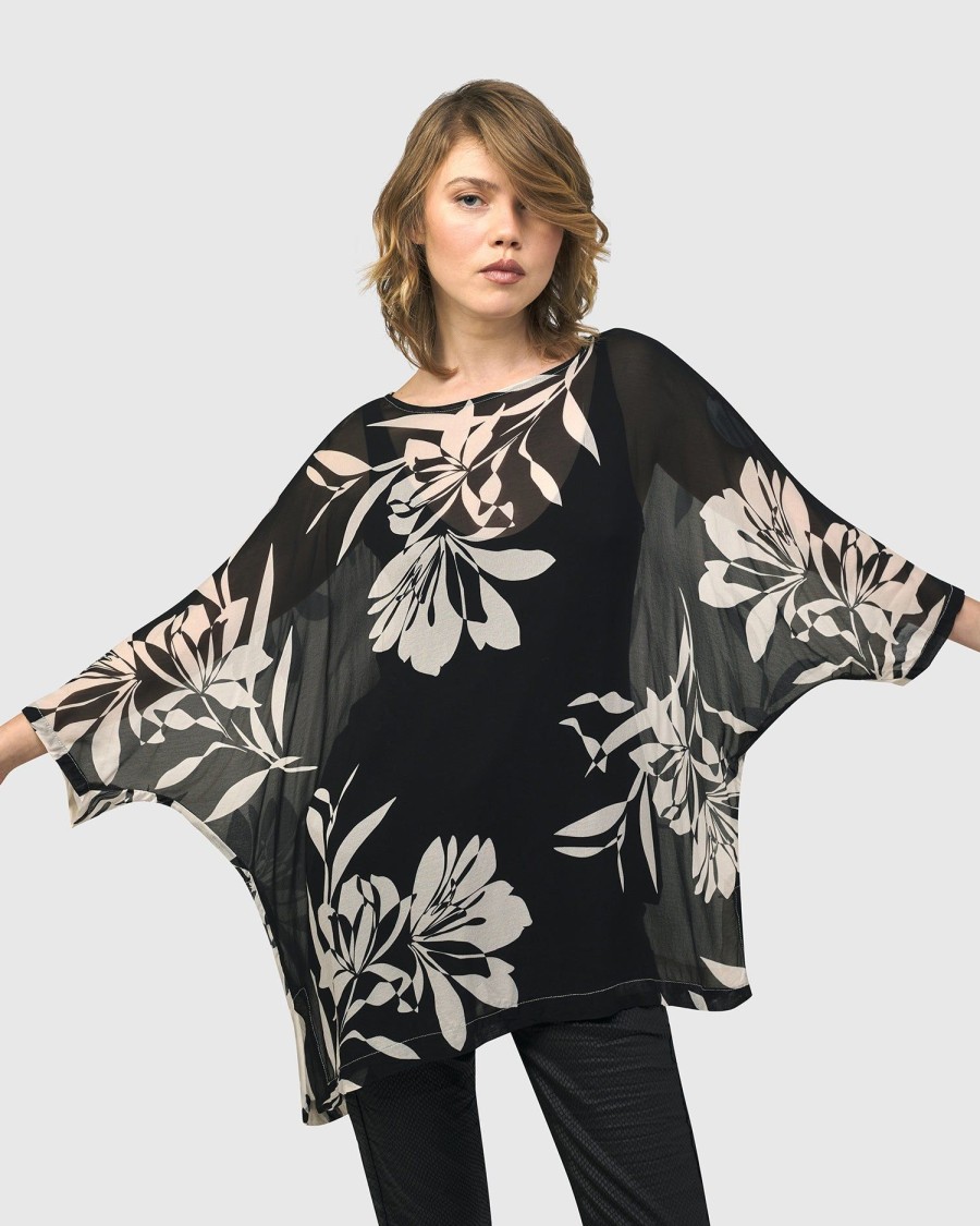 ALEMBIKA Sitting Poolside Tunic Top, Floral