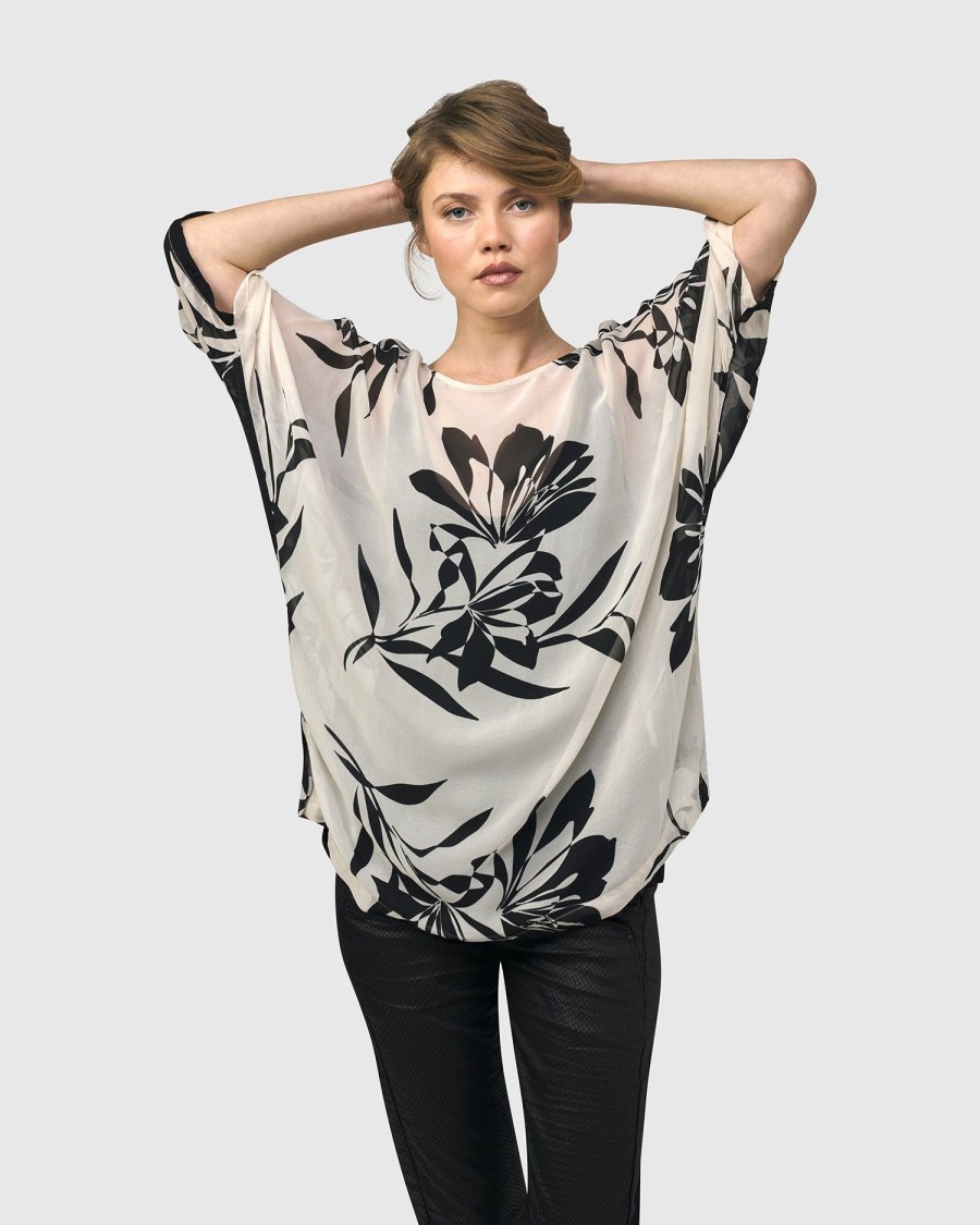 ALEMBIKA Sitting Poolside Tunic Top, Floral