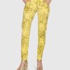 ALEMBIKA Iconic Stretch Jeans, Citron