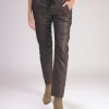 ALEMBIKA Diamond Iconic Stretch Jeans, Mahogany