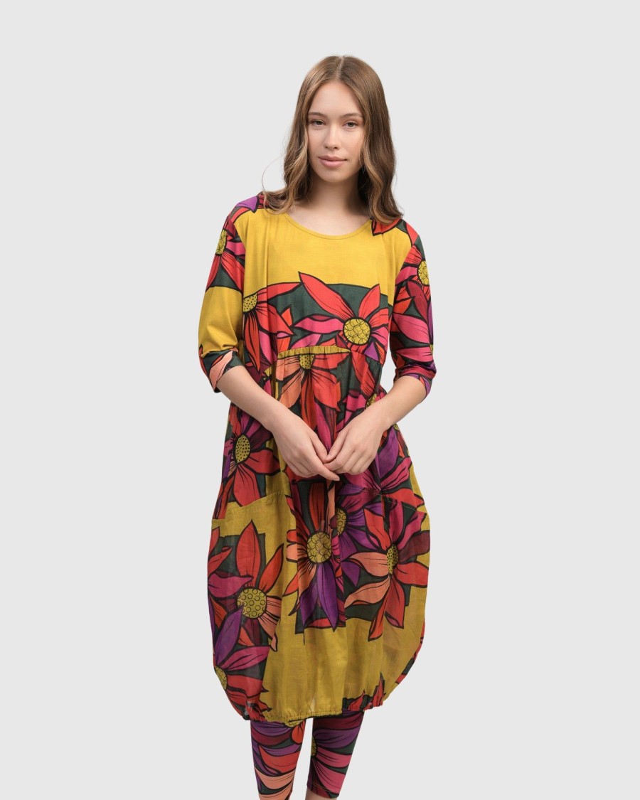 ALEMBIKA Jasmine Relaxed Dress, Bouquet