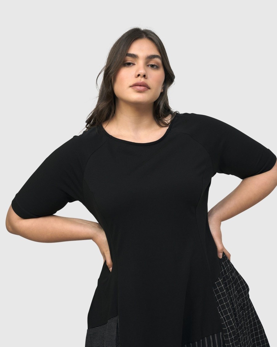 ALEMBIKA Hera T-Shirt Cocoon Dress, Mix