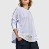 ALEMBIKA Sacramento Relaxed Top, White