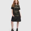 ALEMBIKA Urban Sapporo Shift Dress, Khaki