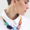 ALEMBIKA Rainbow Faceted Bead Necklace, Multi