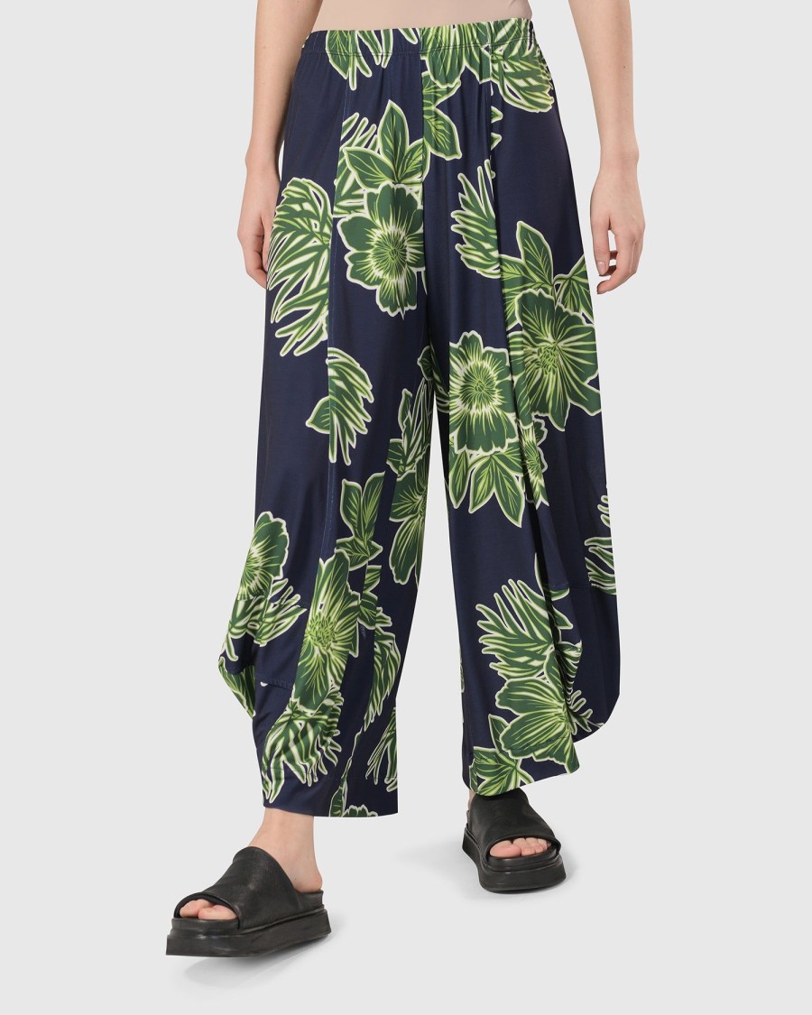 ALEMBIKA Paradise Punto Pants, Royal/Green