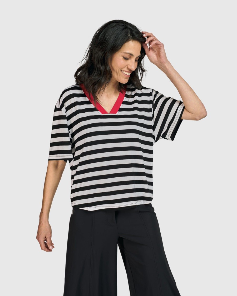 ALEMBIKA Tekbika Baudelaire Day Tee, Stripes