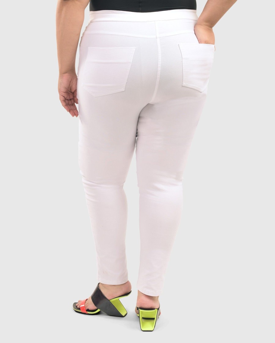 ALEMBIKA Perfect Skinny Jeans, White