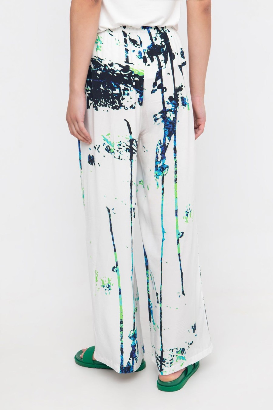 ALEMBIKA Ozai N Ku Splash Palazzo Pant, Abstract