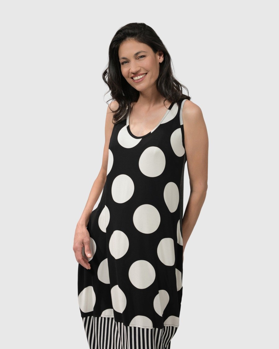 ALEMBIKA Minnie Sleeveless Midi Dress Mono