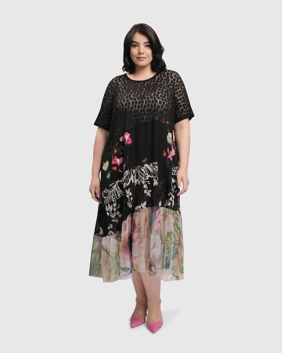 ALEMBIKA Adaline Tiered Maxi Dress, Floral