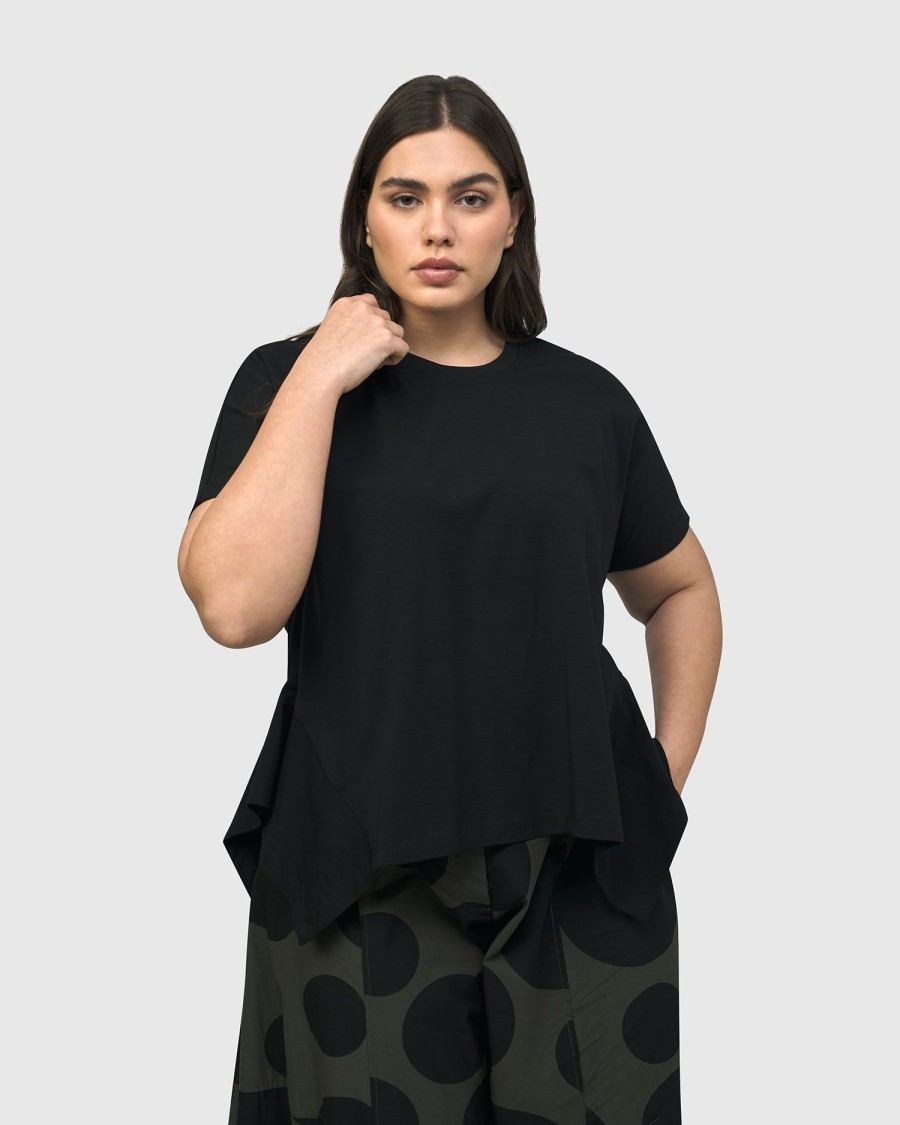 ALEMBIKA Urban Yamamoto Relaxed Top, Black