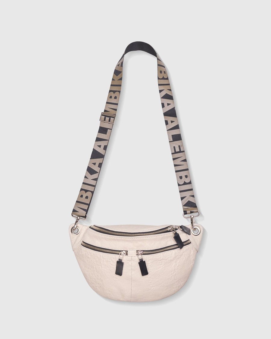 ALEMBIKA Crossbody Sling Bag, Ivory