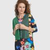 ALEMBIKA Forget-Me-Not Cropped Cardigan, Garden