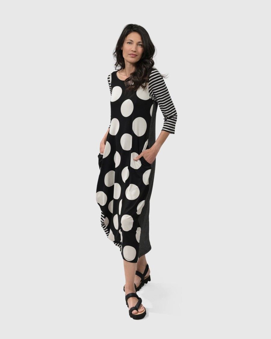 ALEMBIKA Minnie Midi Dress Mono