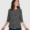 ALEMBIKA Tekbika De Beauvoir Tee, Stripes