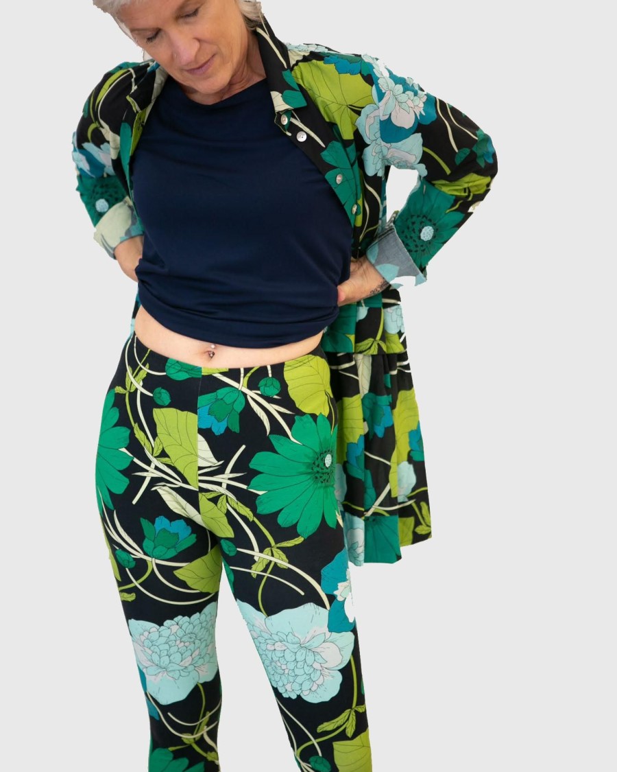 ALEMBIKA Garden Leggings, Floral