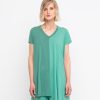 ALEMBIKA Ozai N Ku Asymmetrical Tunic Top, Green