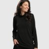 ALEMBIKA Essential Ultimate Turtleneck Top, Black