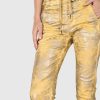 ALEMBIKA Iconic Stretch Jeans, Honey Gold