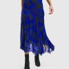 ALEMBIKA Kusama Swing Skirt, Royal