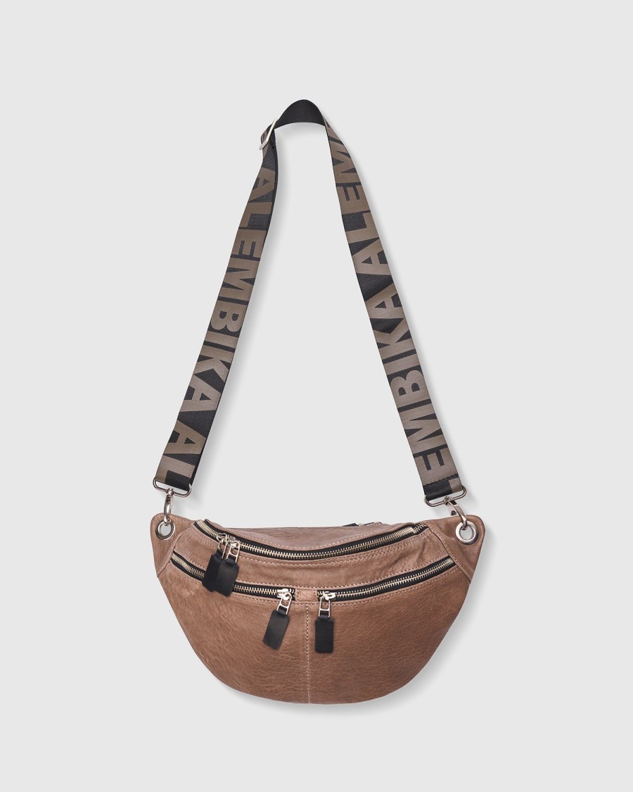 ALEMBIKA Crossbody Sling Bag, Wood