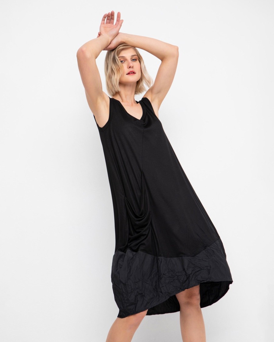 ALEMBIKA Ozai N Ku Parachute Dress, Black