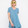 ALEMBIKA Ozai N Ku Asymmetrical Tunic Top, Azure