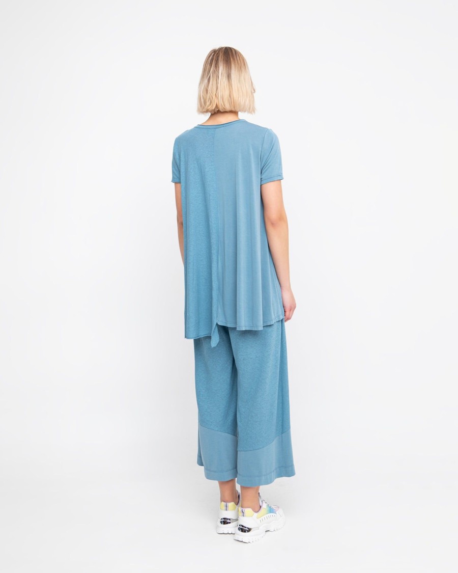 ALEMBIKA Ozai N Ku Asymmetrical Tunic Top, Azure