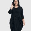 ALEMBIKA Essential Draped Cocoon Jacket, Black