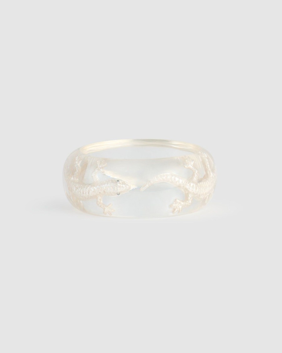 ALEMBIKA Lucky Bangle Bracelet, Frost