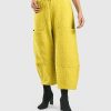 ALEMBIKA Jacquard Tapestry Pants, Yellow