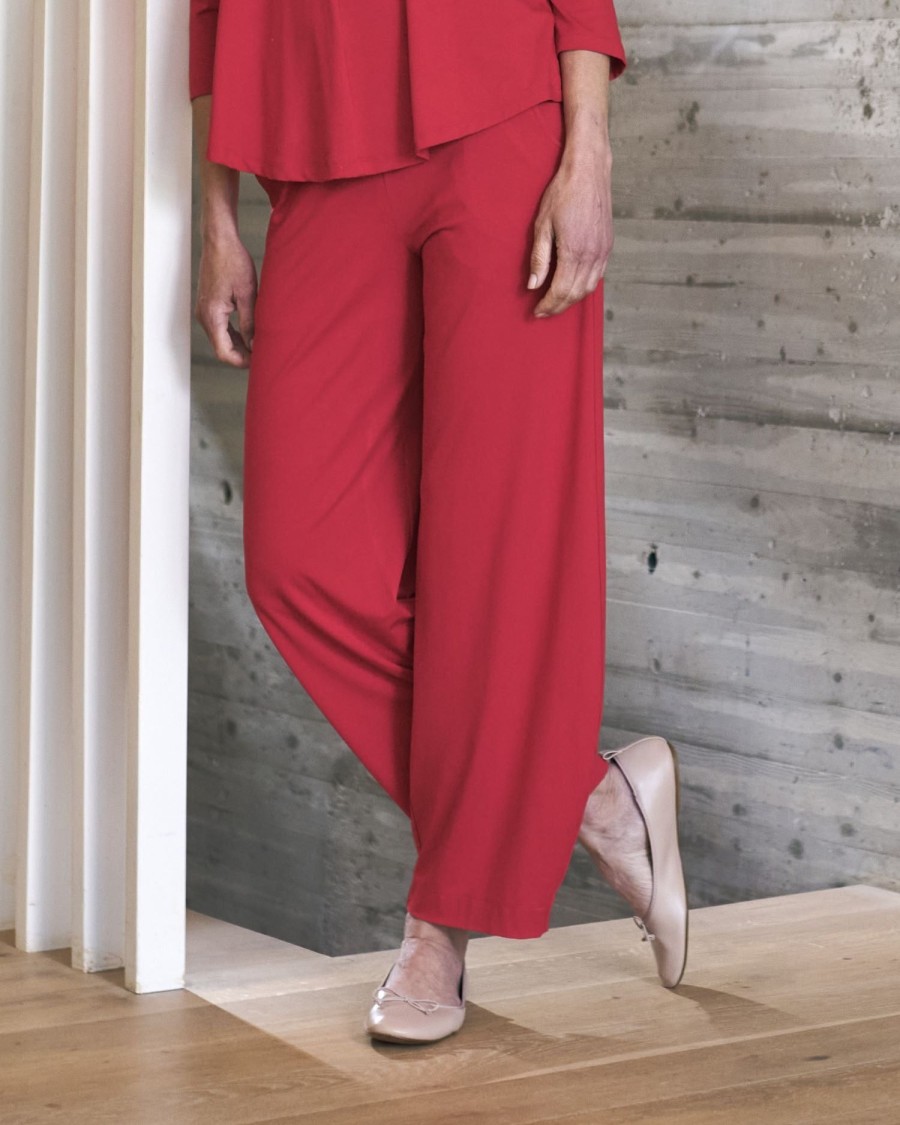 ALEMBIKA Essential Flow Pants, Red Rose