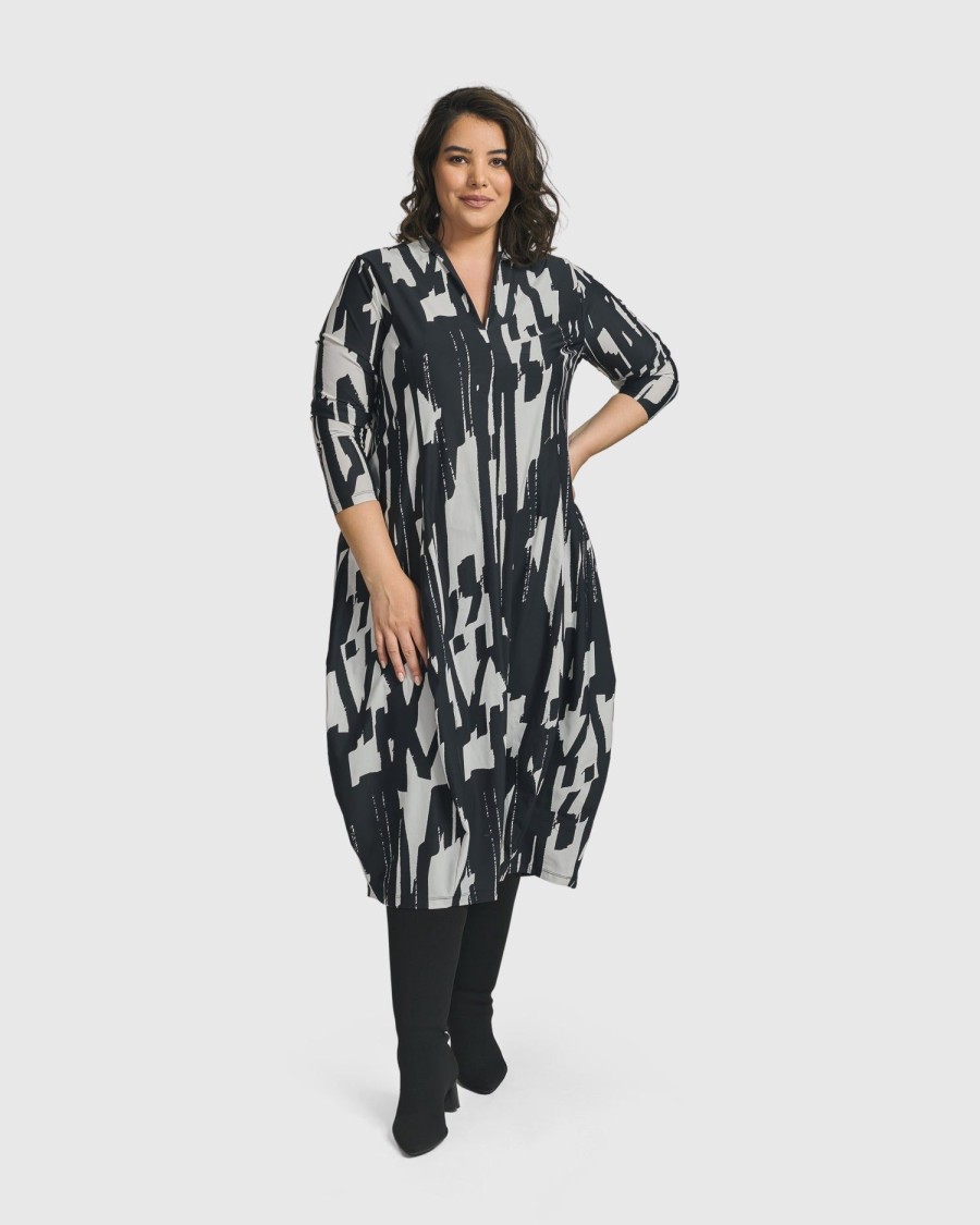 ALEMBIKA Cyber Cocoon Dress, Brush