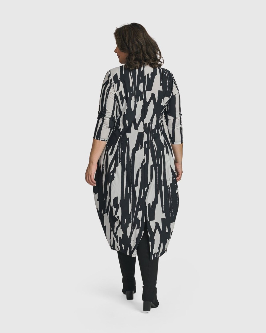 ALEMBIKA Cyber Cocoon Dress, Brush