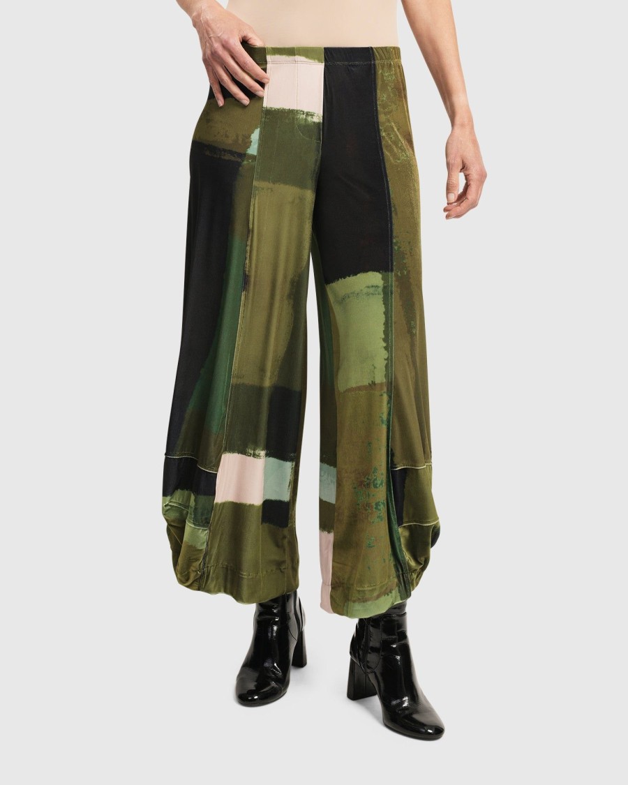 ALEMBIKA Al Fresco Punto Pants, Olive