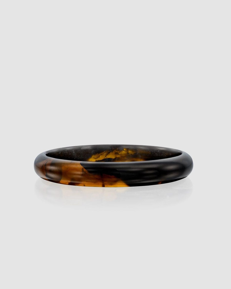 ALEMBIKA Tortie Bangle Bracelet, Tortoise