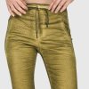 ALEMBIKA Iconic Stretch Jeans, Green Snake