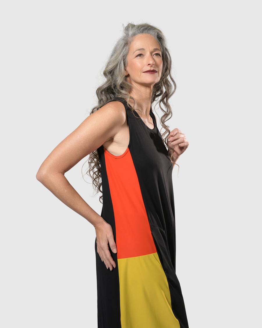 ALEMBIKA Tekbika Sarah Sleeveless Cocoon Dress, Multi