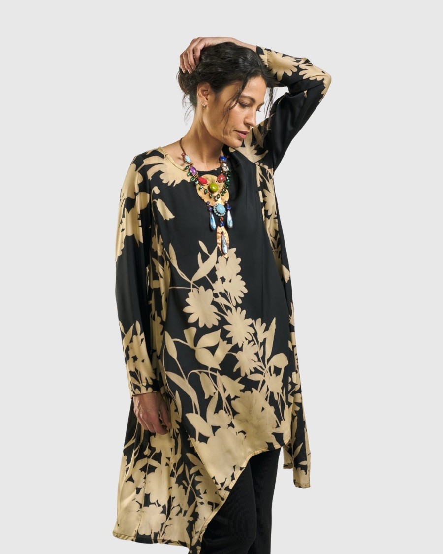 ALEMBIKA Daylily Tunic Top, Floral