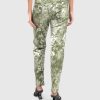 ALEMBIKA Floral Iconic Stretch Jeans, Olive